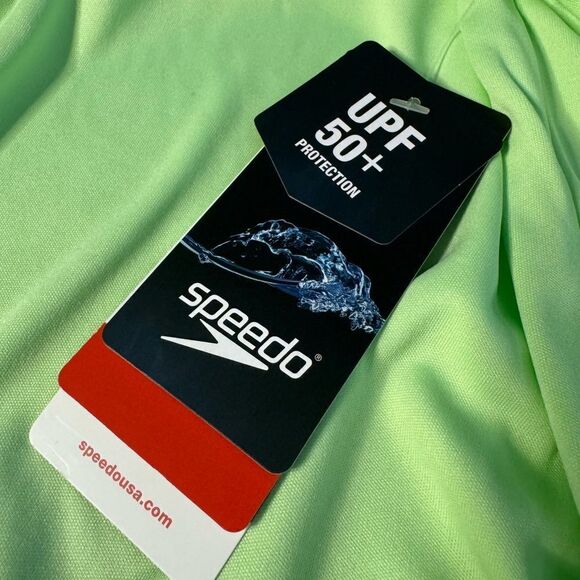 NWT Speedo Youth Hooded Rashguard / Swim Shirt (Large) - Picture 6 of 7